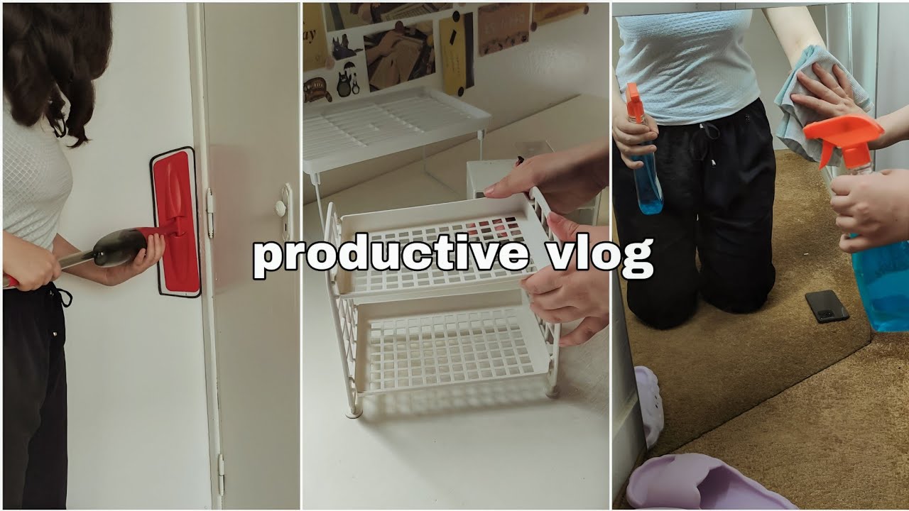 Midyear Reset Vlog 🌥️ Deep cleaning my room, waking up at 6AM, grocery haul, Goals, Productive vlog