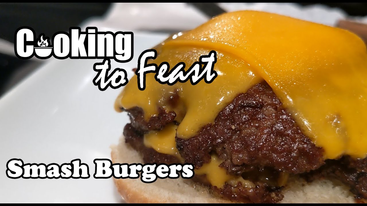 Smash Burgers with stainless steel and cast iron.