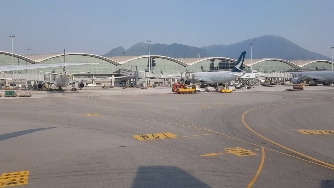 Cathay Pacific - Boeing 777-300ER CX711 Engine Start at HKG (23 May 2018)