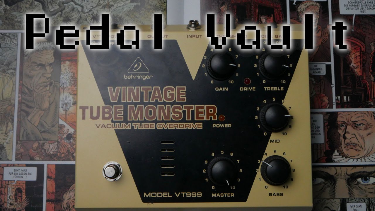 Pedal Vault — обзор Behringer Vintage Tube Monster Overdrive