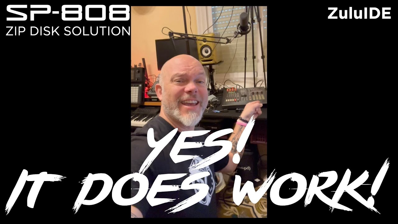 FINALLY!! The working Roland SP-808 Solution! ZuluIDE. Yes, it does work!