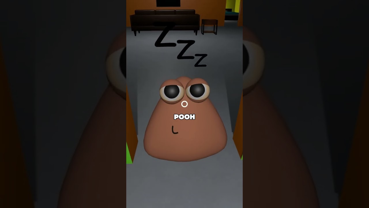 У этой ужастической игры Pou есть СЕКРЕТНАЯ концовка 😱 #видеоигры #игры