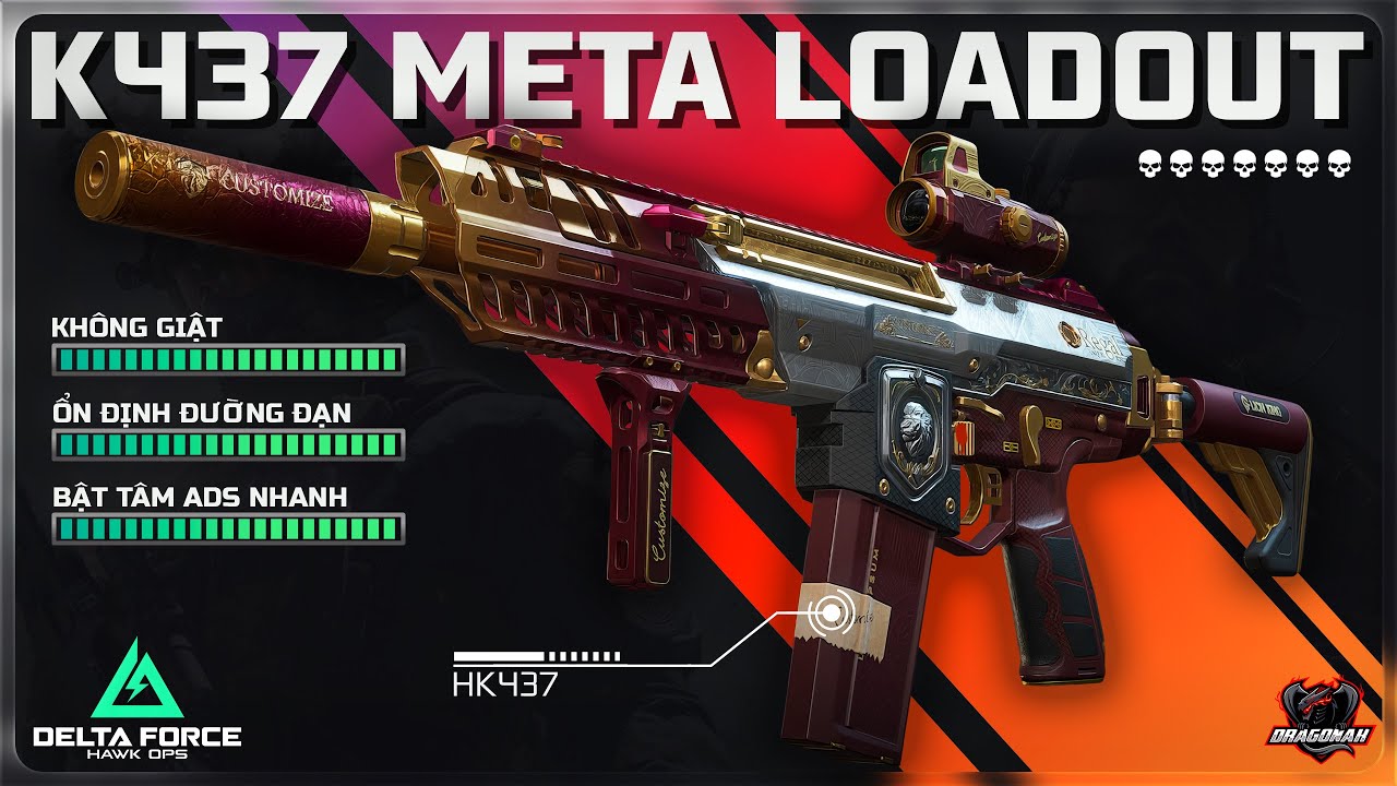 K437 META LOADOUT - SỰ THAY THẾ HOÀN HẢO VÀ ƯU VIỆT HƠN CHO AK-12 CHĂNG | DELTA FORCE | DRAGONAK