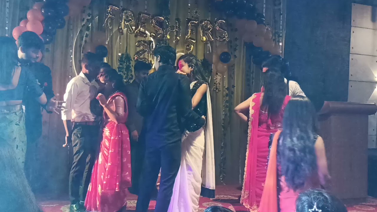 E Raghvendra Science College Bilaspur :- Fresher's Party | 2021 | Ballon Dance | praveen Kumar