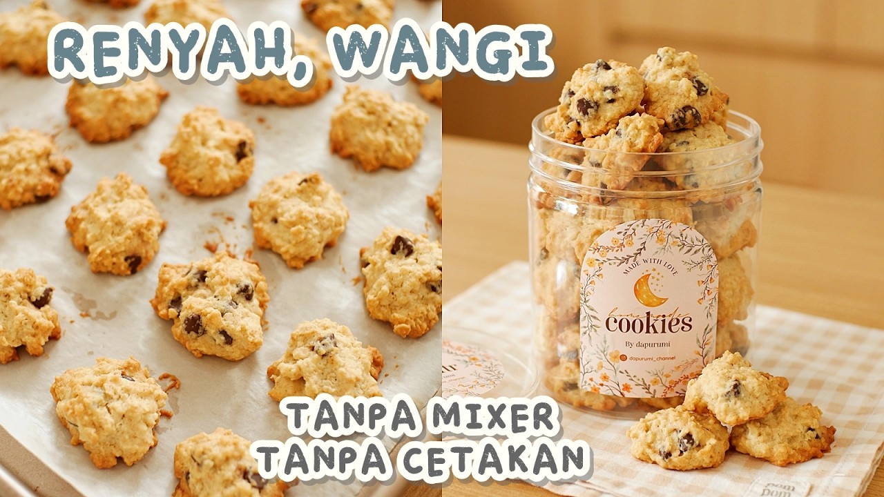 RENYAH & WANGI!! VANILLA OATMEAL COOKIES - SIAP OPEN PO KUE LEBARAN 2025