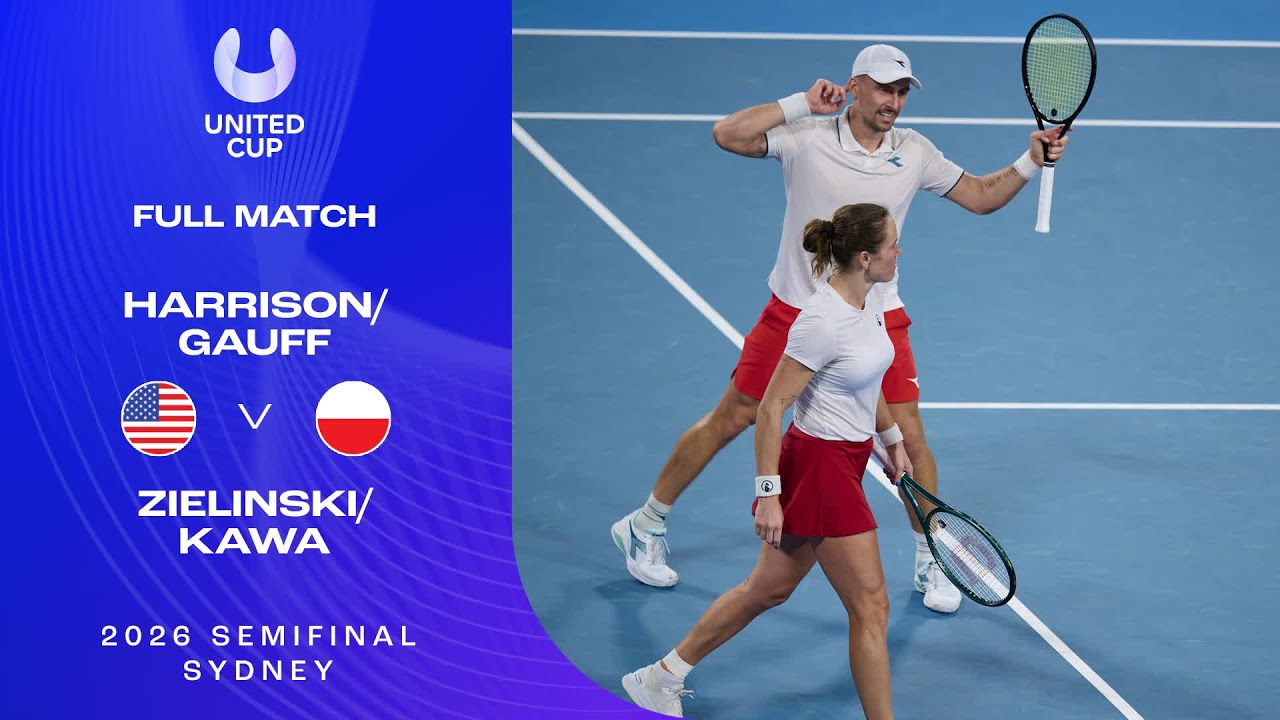 Gauff/Harrison v Kawa/Zielinski Full Match | United Cup 2026 Semifinal