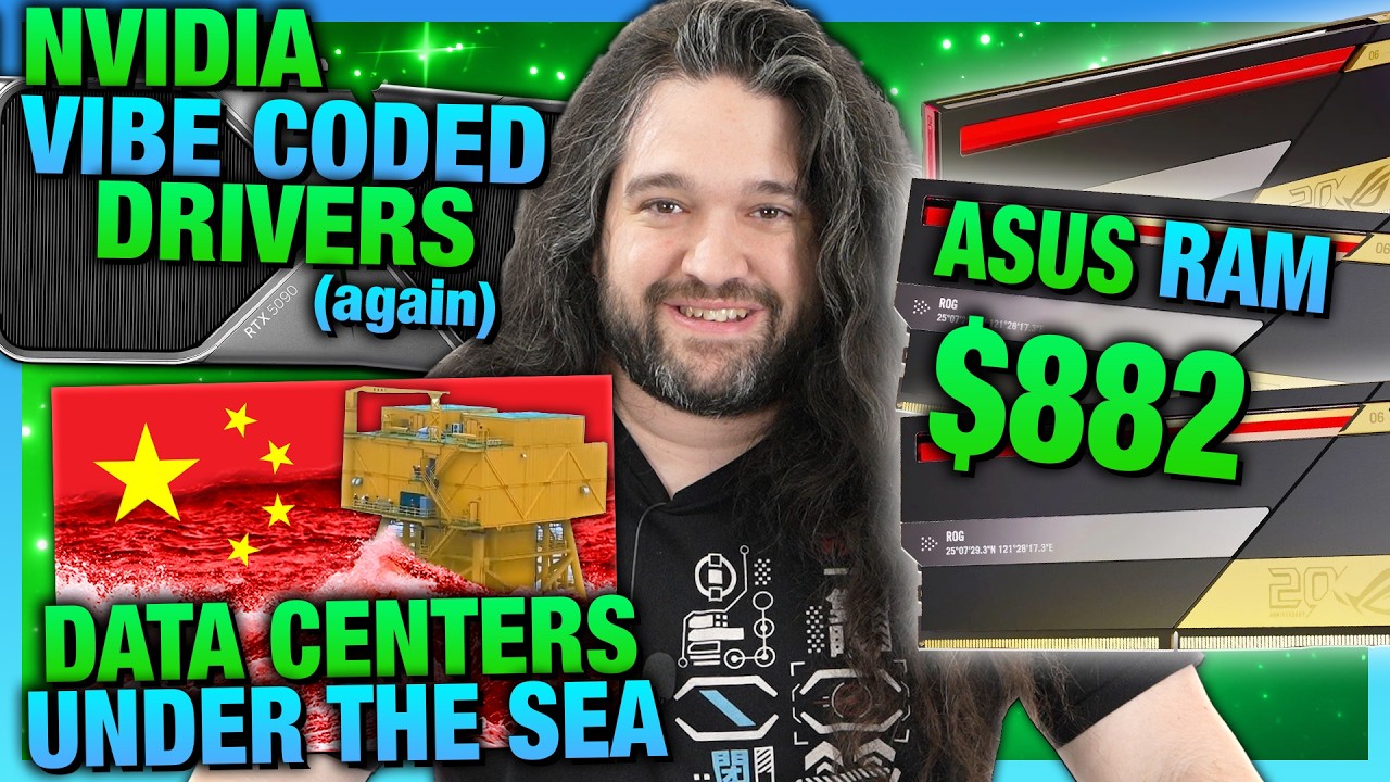HW News - Everyone Hates AI, NVIDIA's Vibecoded Drivers, RAM Companies Pull Debt