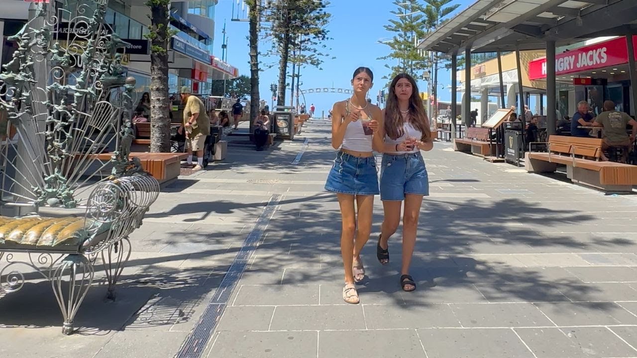 🇦🇺 Surfers Paradise, Gold Coast - Australia: ASMR Walking Tour In 4k Hd60fps 🇦🇺