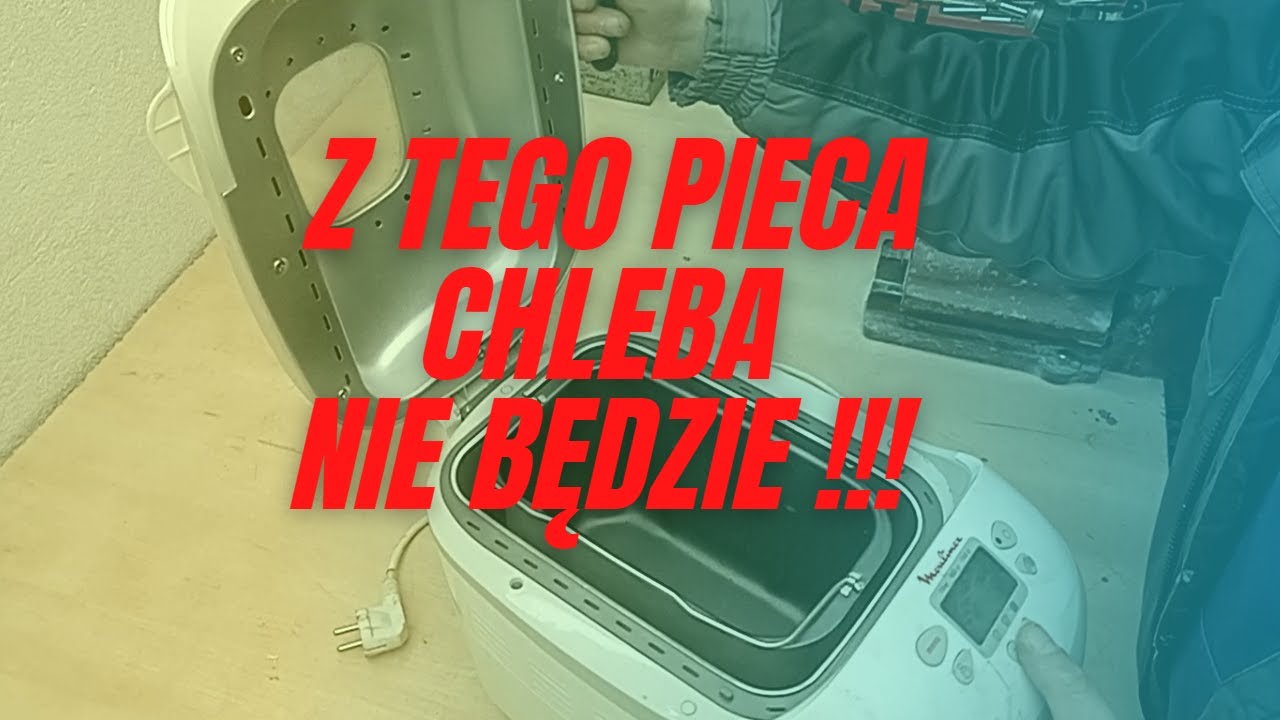 Demontaż wypiekacza do chleba. Walka z wirnikiem.