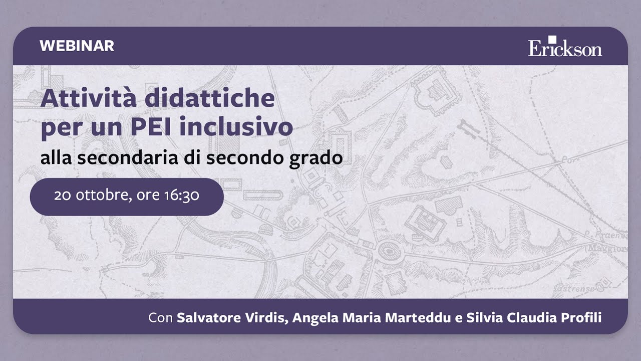 Attivit&agrave; didattiche per un PEI inclusivo alla secondaria di secondo grado