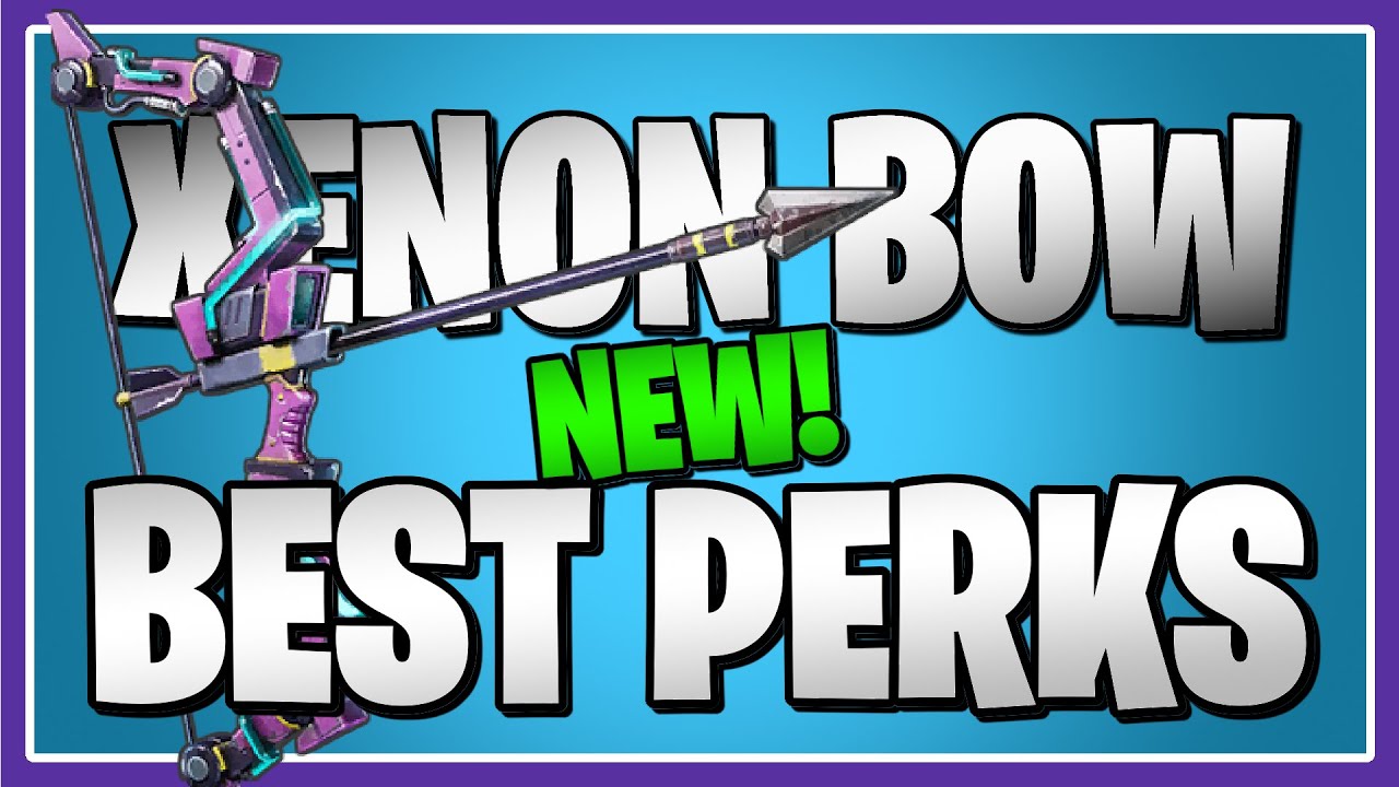 The BEST PERKS for the Xenon Bow in Fortnite Save the World!