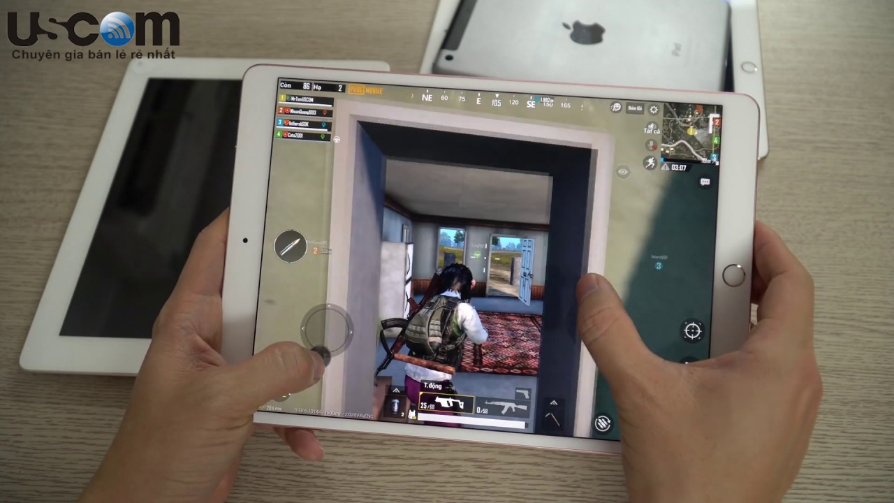 Test game Pubg mobile trên iPad pro 10.5 inch