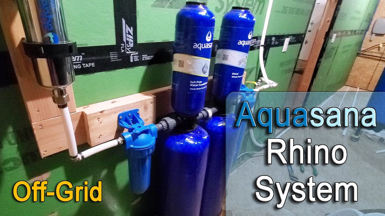Система фильтрации воды Aquasana Rhino для сбора дождевой воды для нашего автономного дома