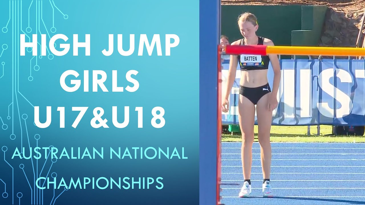 High Jump Girls U17 & U18. Heptathlon. Australian National Championships. Highlights
