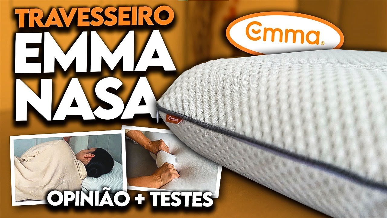 TESTAMOS o Travesseiro EMMA NASA! Esse é o MELHOR TRAVESSEIRO para VOCÊ? Opinião + Testes 💤