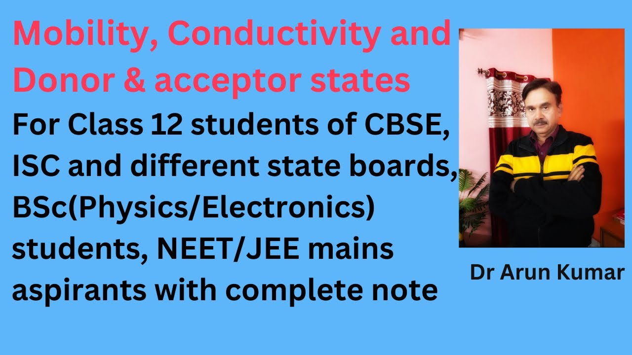 Ionization energy of impurity atoms @ Arun’s Physics Portal 