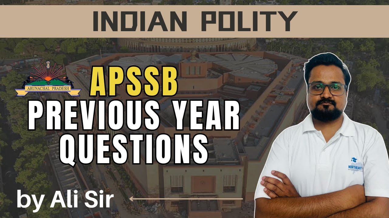 APSSB GK Previous Year Questions I Indian Polity I by Ali Sir #apssb #apssbpreparation