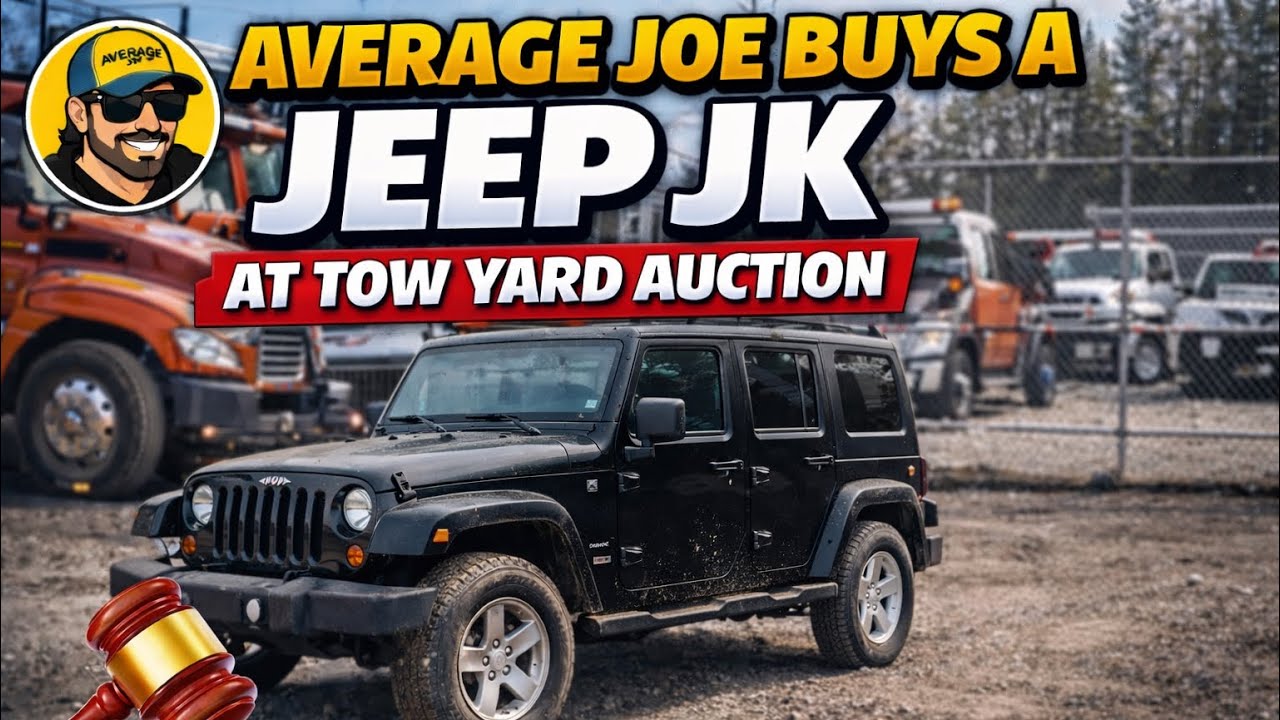 Average Joe Buys a 2013 Jeep Wrangler JK at a Tow Yard Auction!
