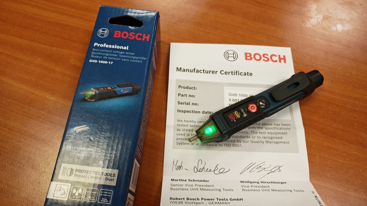 Bosch GVD 1000-17 voltage detector, non contact. 