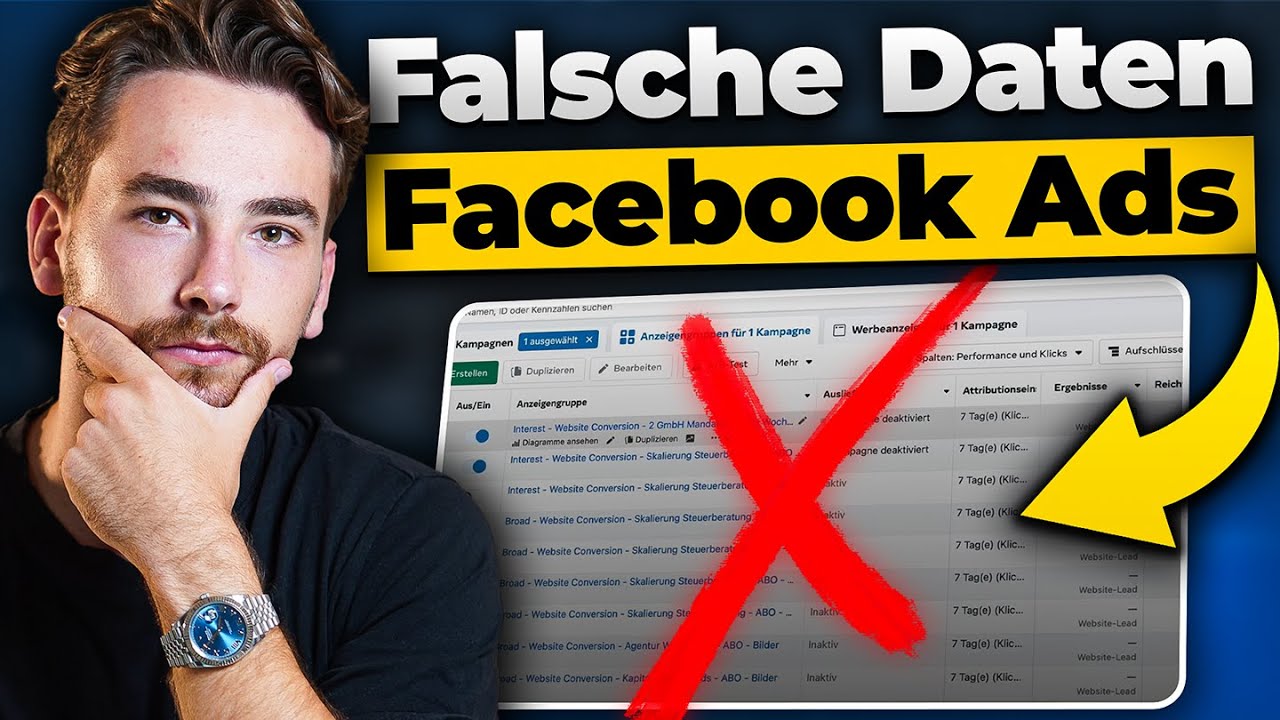 Facebook Ads l&uuml;gt: So kriegst Du richtige Conversion Daten [Tracking-Strategie 2025]