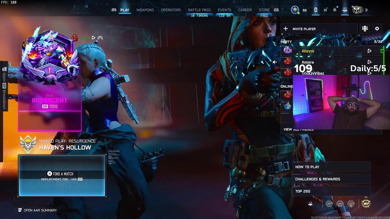 🔴 TOP 250 RANKED!!! MAX WINS!!!! #warzone #rebirthIsland