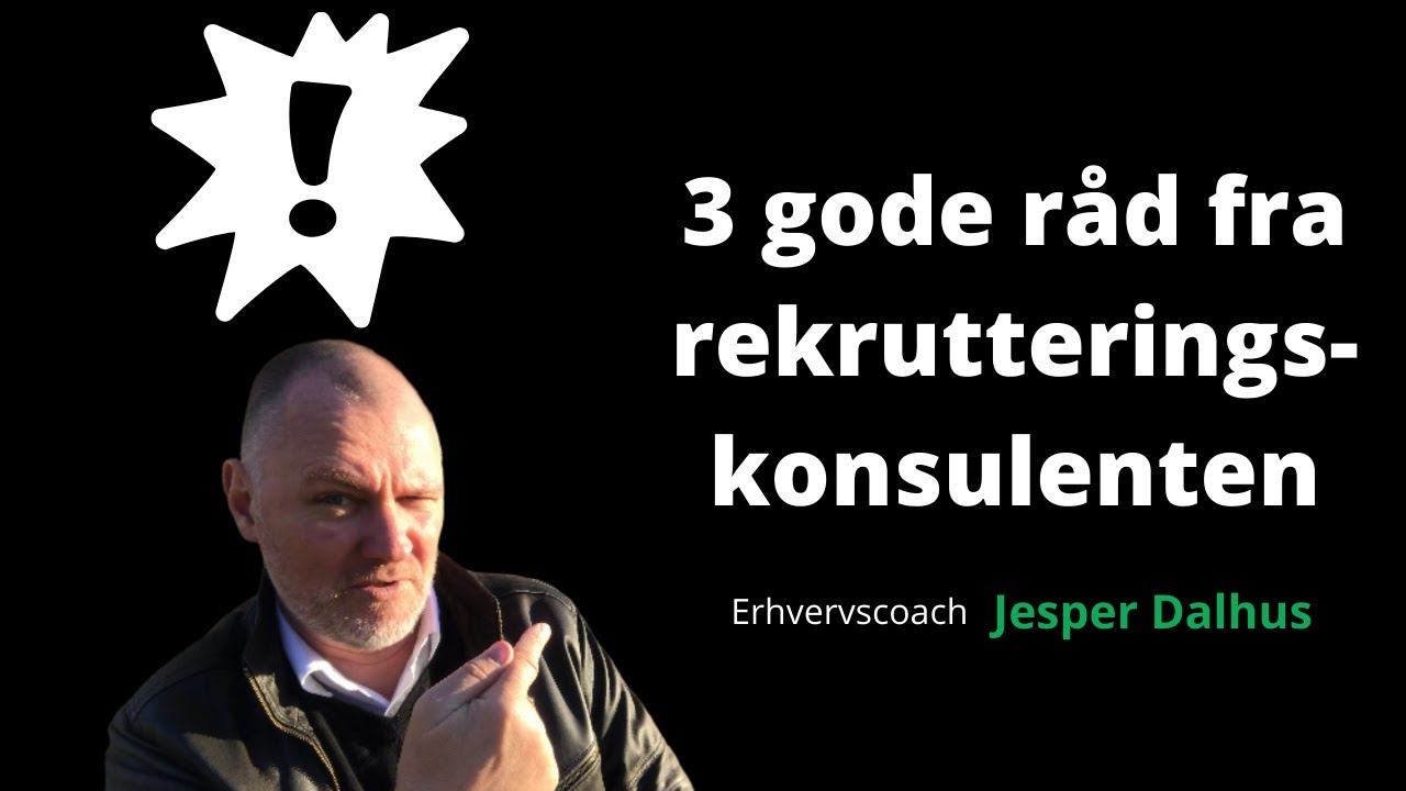 3 gode r&aring;d til din n&aelig;ste jobsamtale