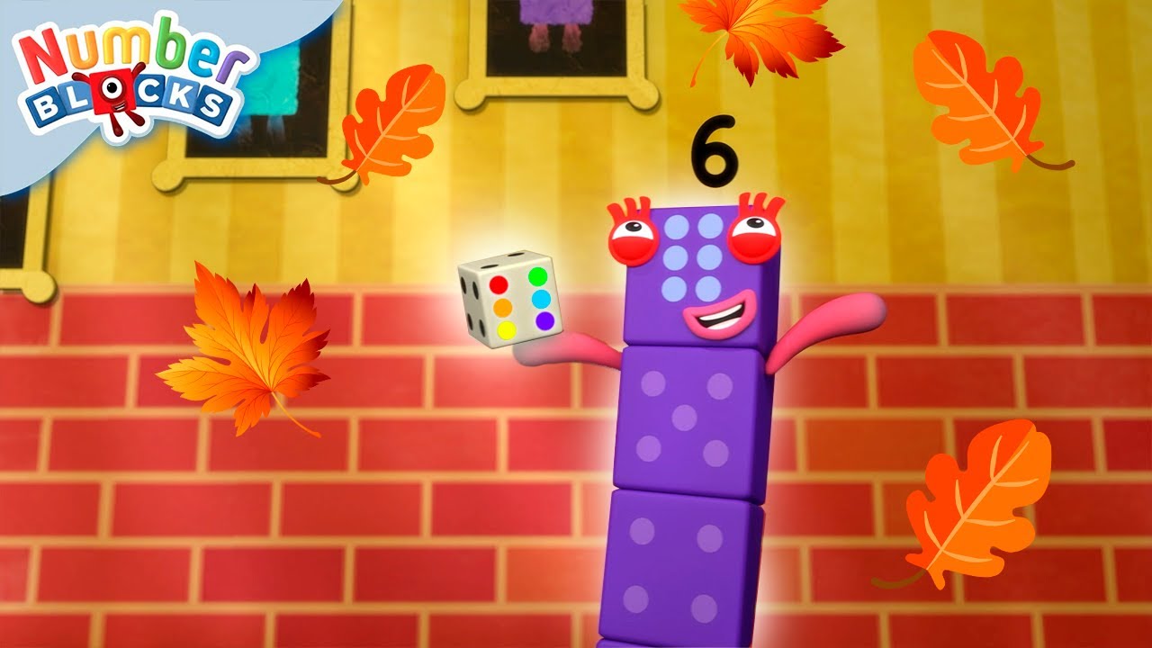 Matemática de Outono 🍂  Fácil e Divertida | Aprenda a contar para crianças | Numberblocks Português