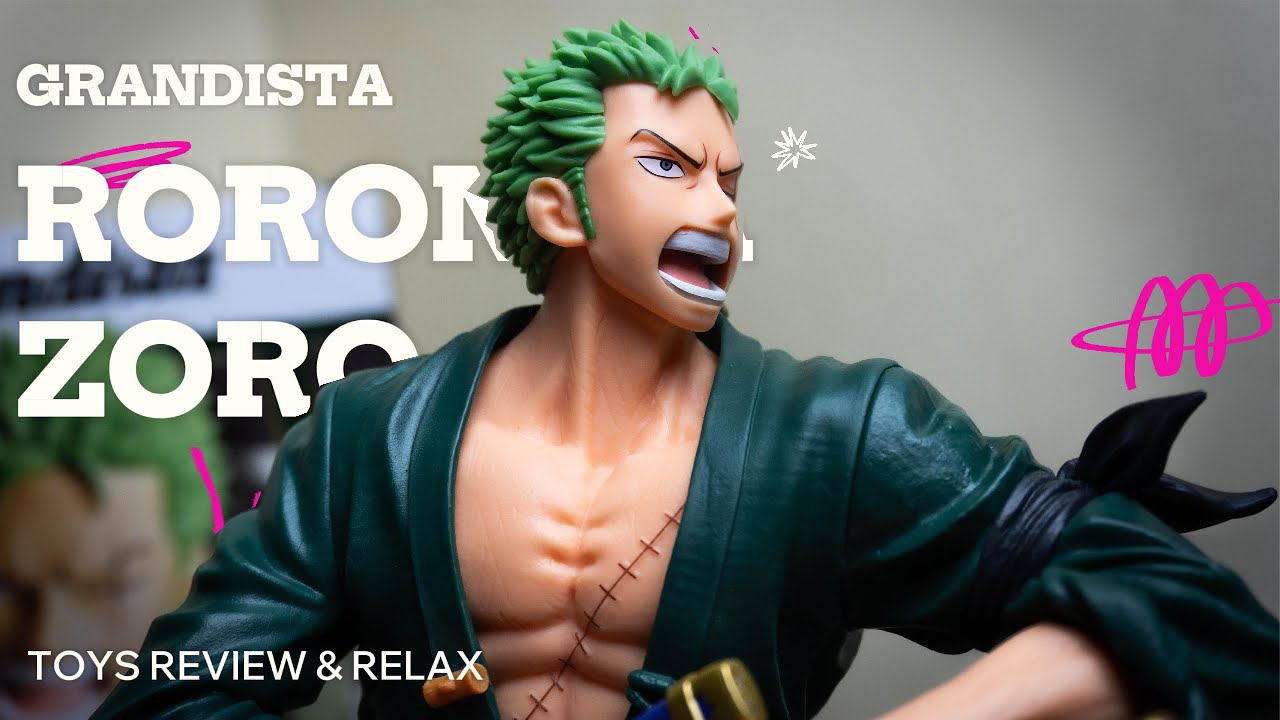 Relaxing Roronoa Zoro Review (4K, No Talking) | Grandista