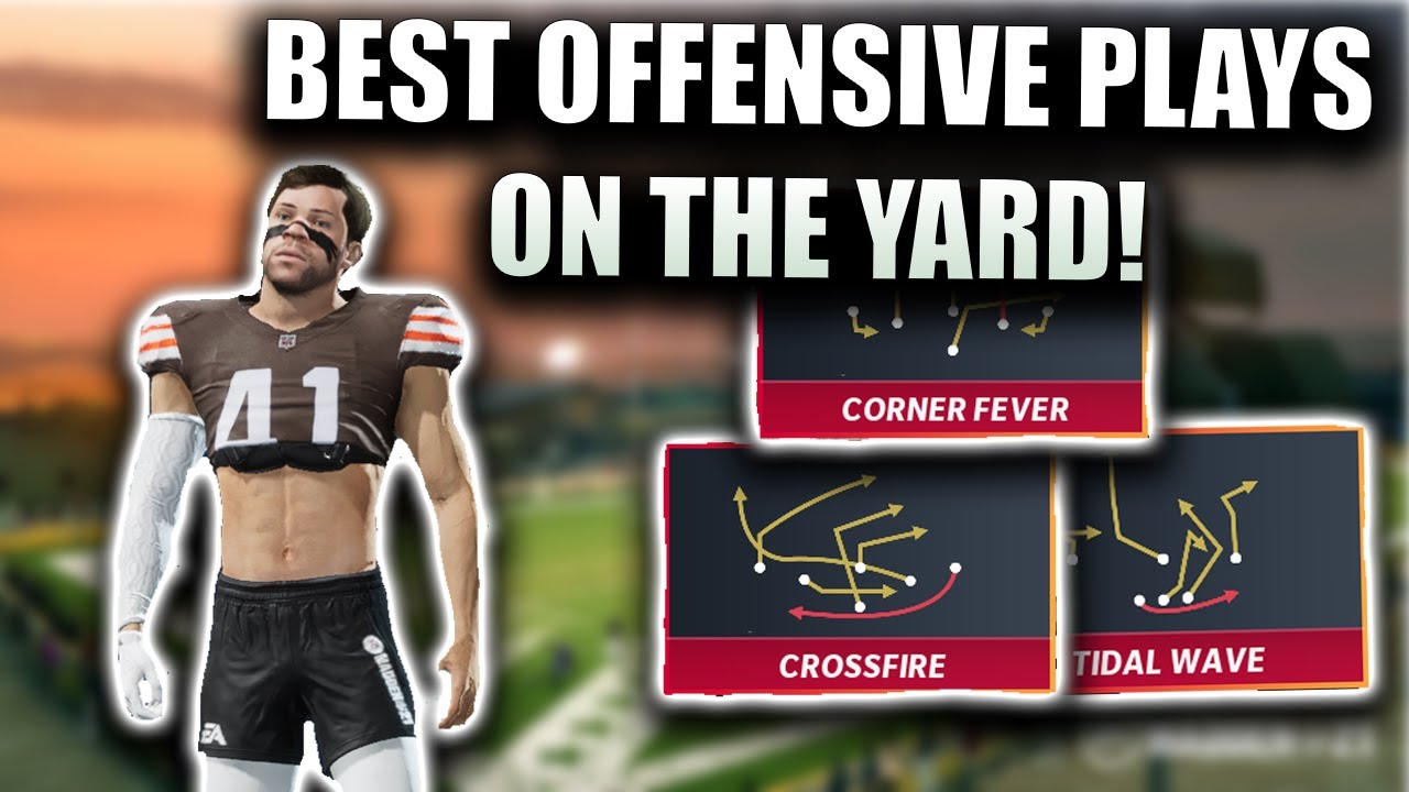 *BEST* OFFENSIVE PLAYS ON THE YARD FOR 1V1'S! MADDEN 21 THE YARD!