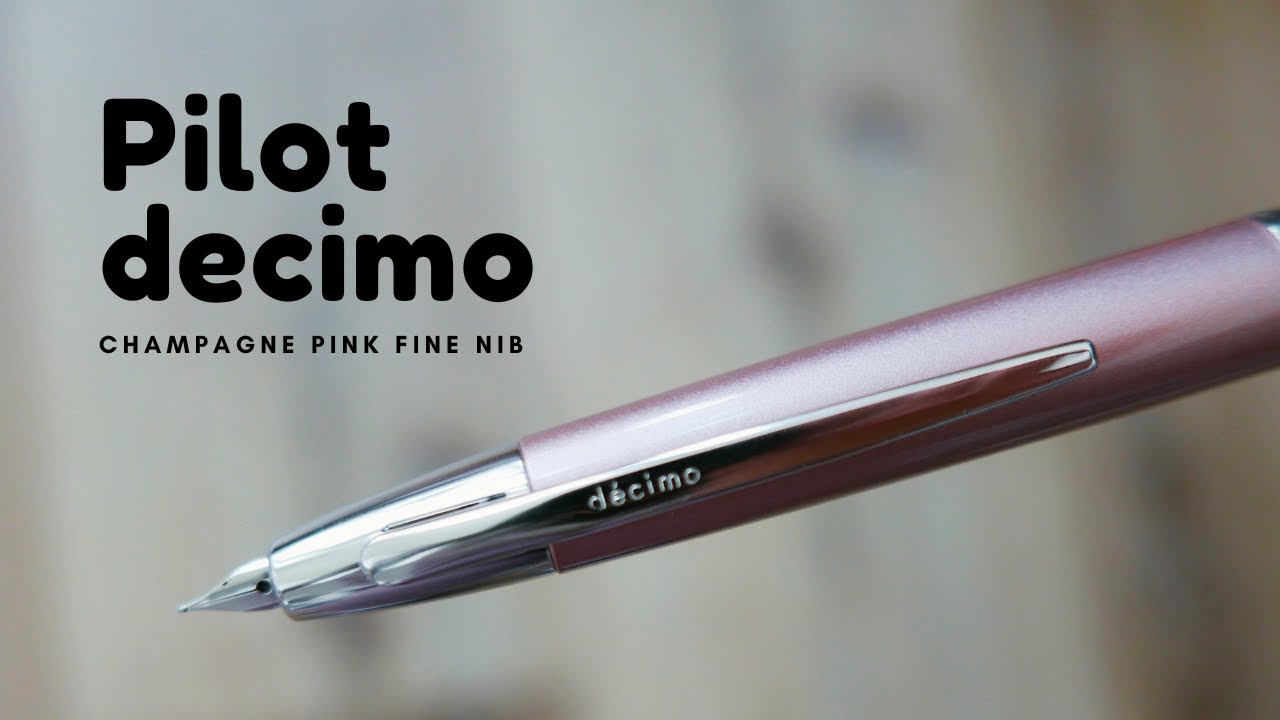 ✒️ Fountain Pen | Pilot Capless Decimo - Champagne Pink