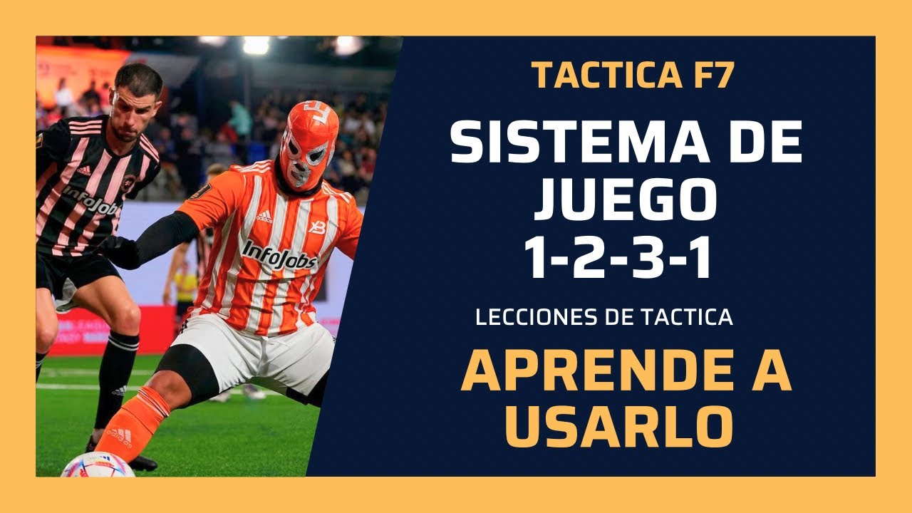 ⚽️FÚTBOL 7 Táctica👉🏻 SISTEMA DE JUEGO 1-2-3-1👍TODO lo que tienes que saber (Ataque y Defensa)