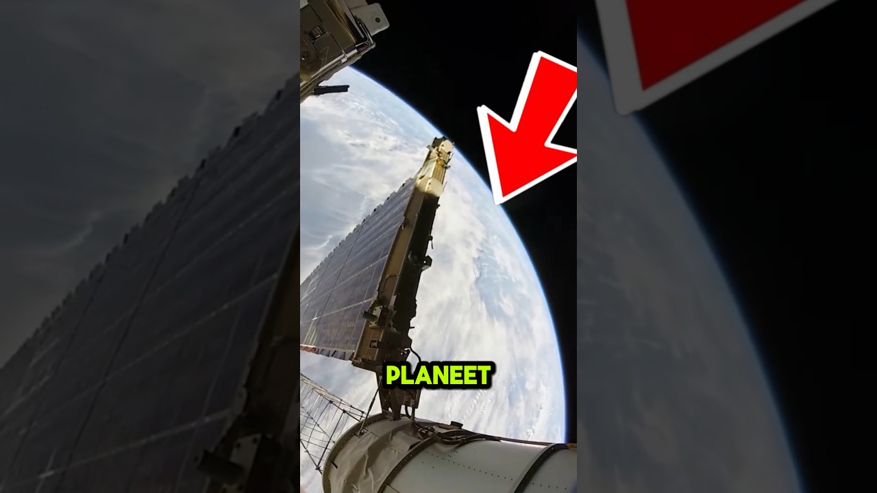 Astronaut bewijst dat de aarde niet plat is!🌎😳 (@spacemanedu)