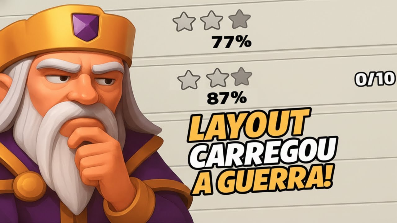 7 DEFESAS EM UMA GUERRA! O LAYOUT QUE NOS DEU A VITÓRIA NA GUERRA!