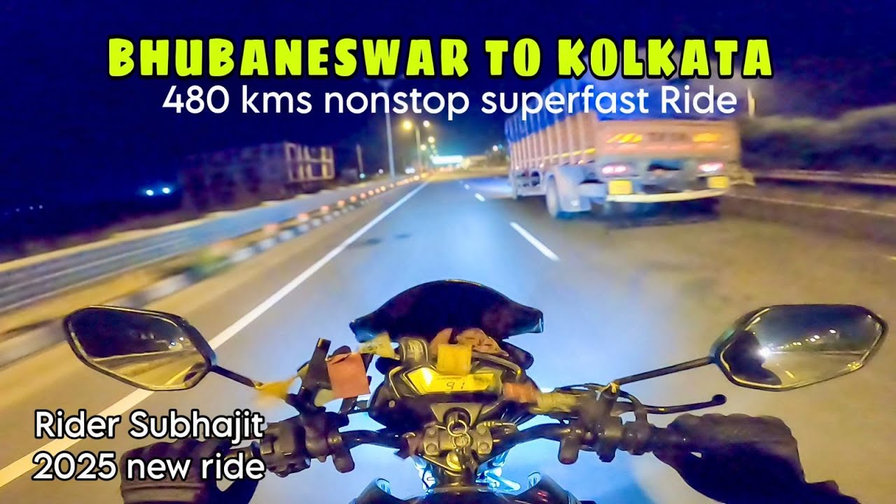 Bhubaneswar To Kolkata 480kms night Ride || back to ride with Unicorn 160 || Rider Subhajit