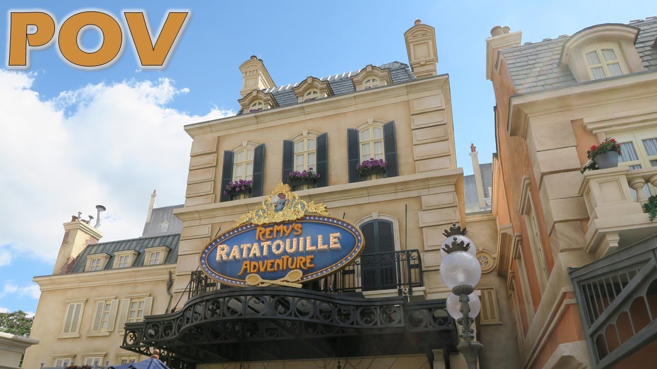 Remy's Ratatouille Adventure POV (4K 60FPS), Epcot 3D Trackless Dark Ride | Non-Copyright