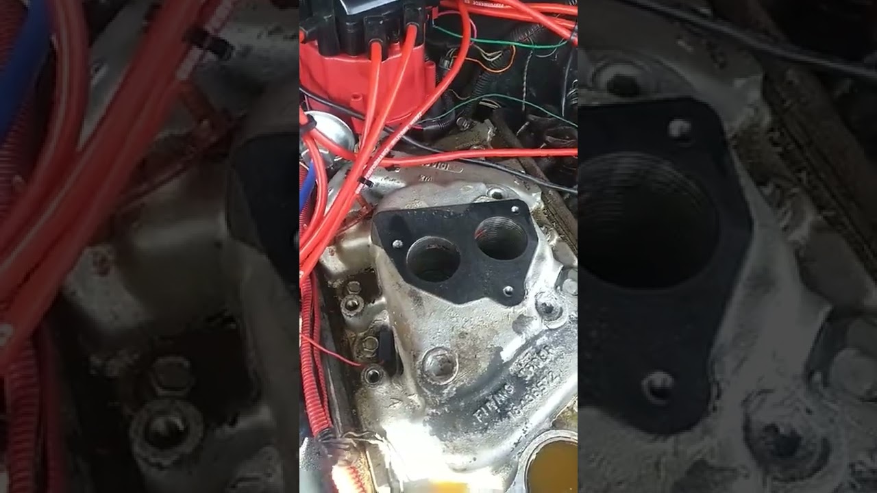 four barrel to TBI adapter was nice but the four barrel intake is going to breathe much better