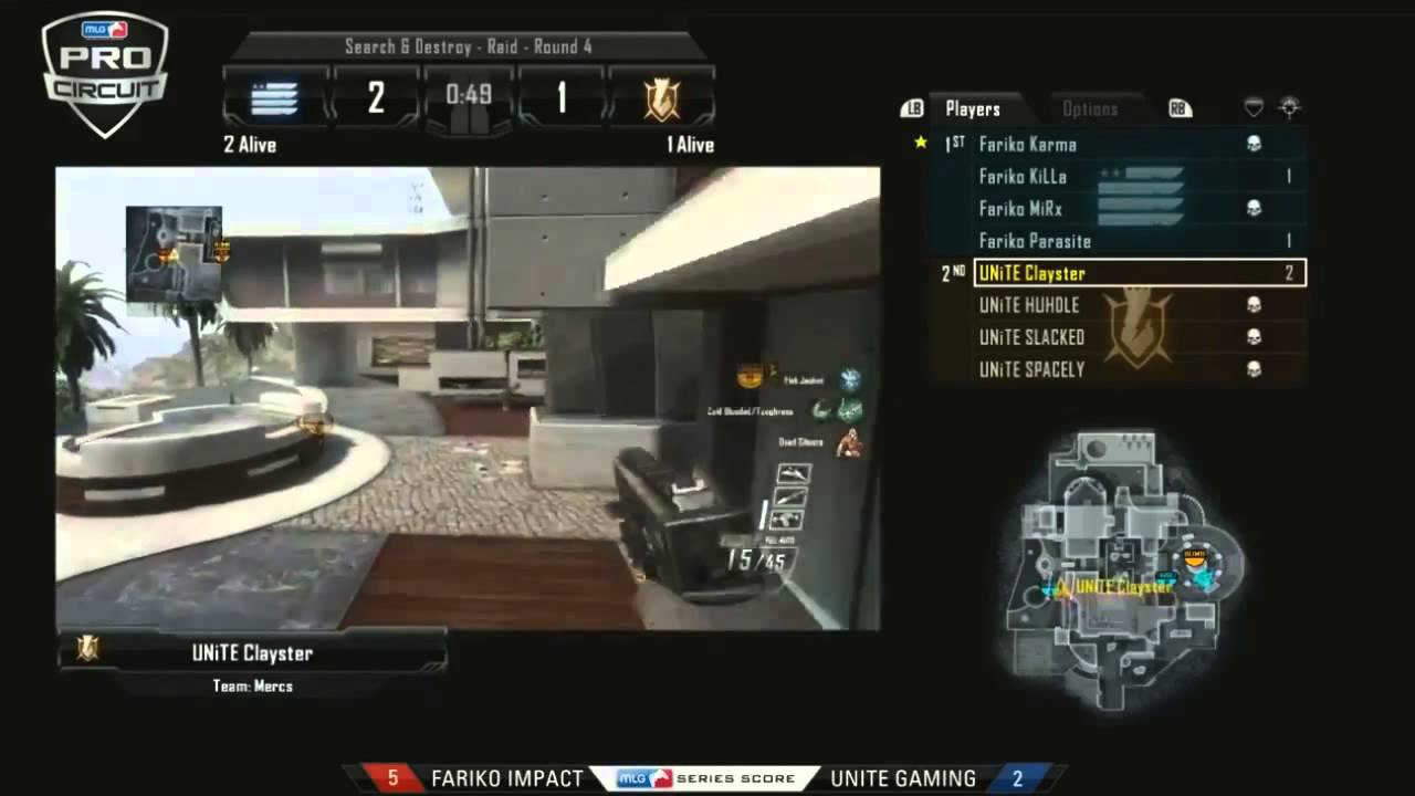 1v3 Clutch vs Fariko in Grand Finals of MLG Dallas | Pro Tournament Gameplay | Pro Player Clayster