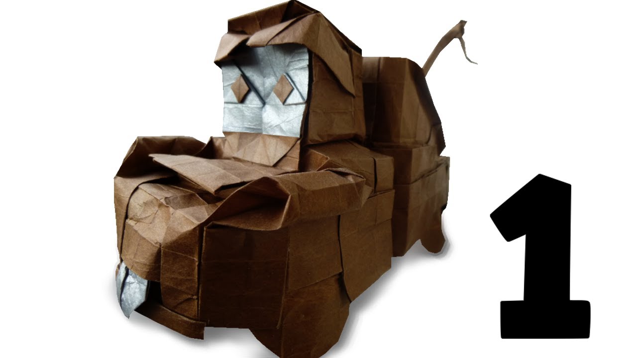 Origami Tow Mater Tutorial (NGUYỄN Hùng Cường) Part 1/? - Precreasing