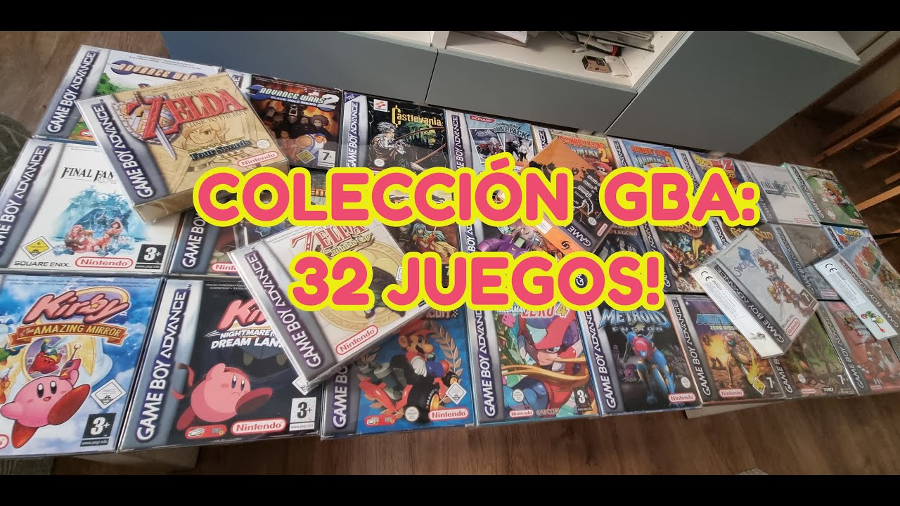 COLECCI&Oacute;N GAME BOY ADVANCE: 32 JUEGOS, JULIO 2022