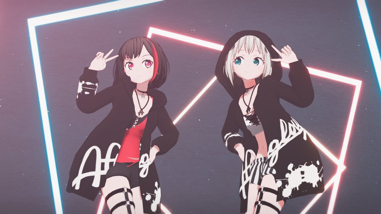 [뱅드림 MMD] 로키 (ロキ) 풀버전 [아오바 모카 & 미타케 란]