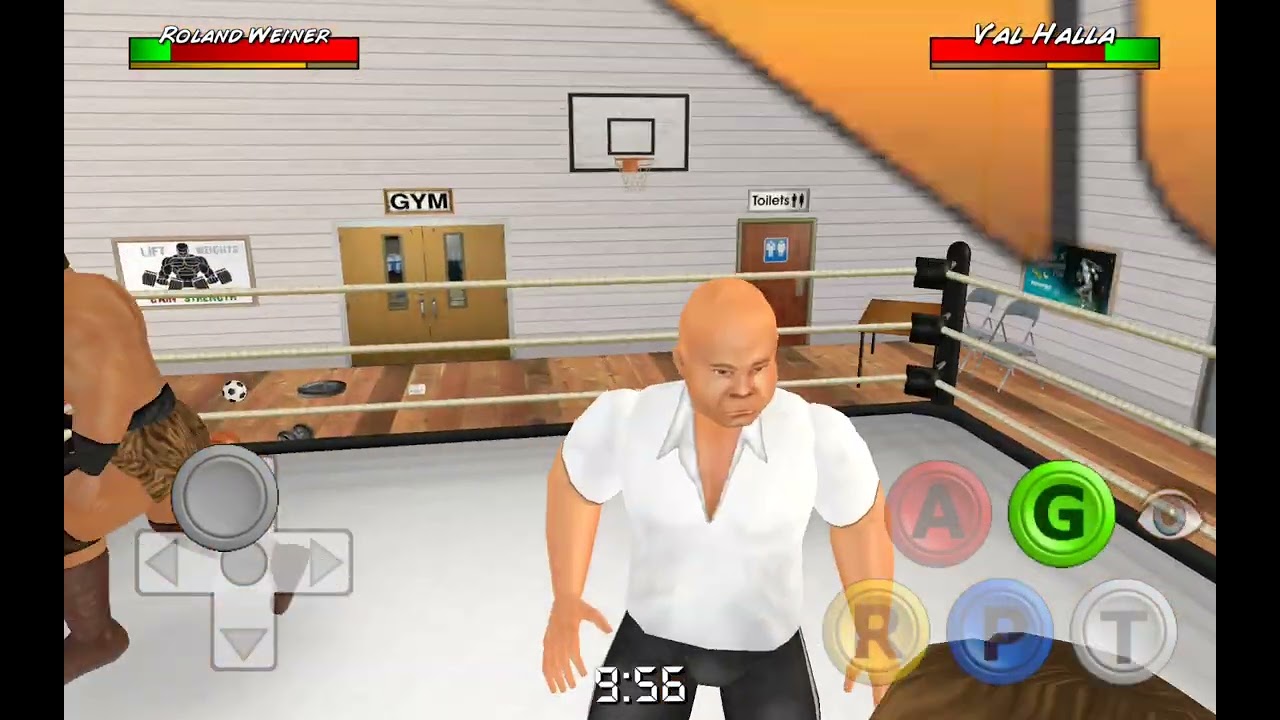 Wrestling empire RoLand Weiner VS HALLA Tag Team Match