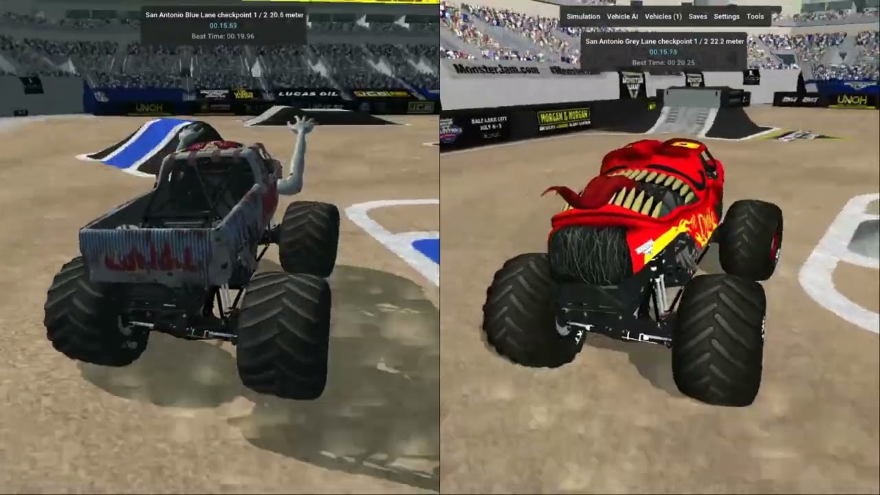 Rigs Of Rods Monster Jam 2026 San Antonio, TX (FULL SHOW) [Racing, Skills, Freestyle]