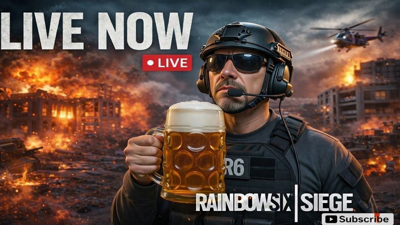 Beer Drinking Head Clicking Rainbow 6 Siege LIVE!