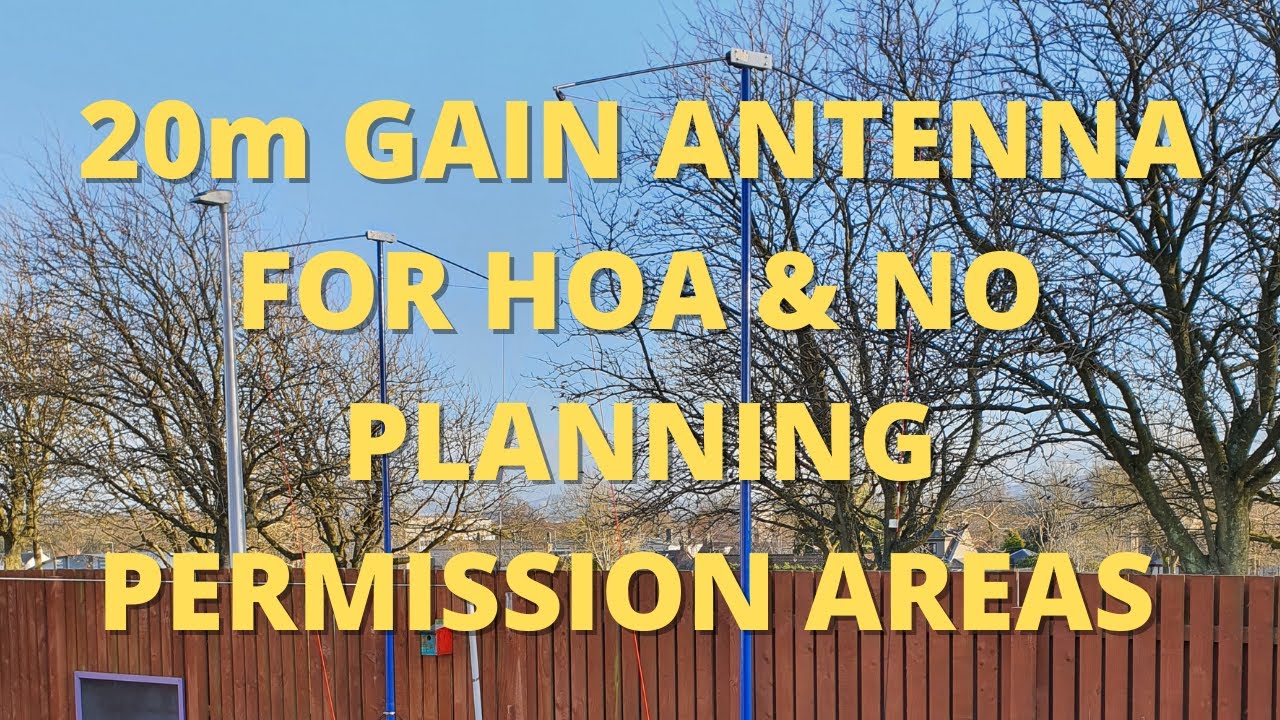 20m Gain Antenna for HOA / Doesnt Require Planning Permission