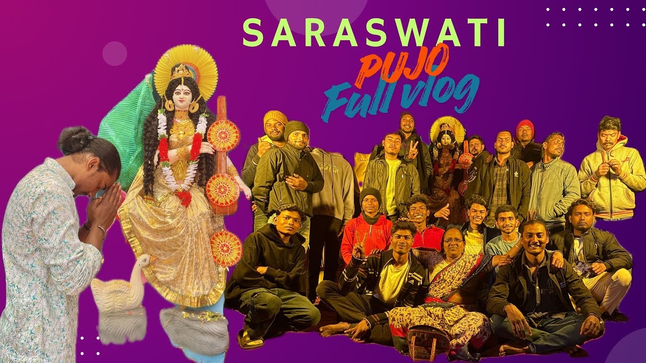 Saraswati puja full vlog 🙏