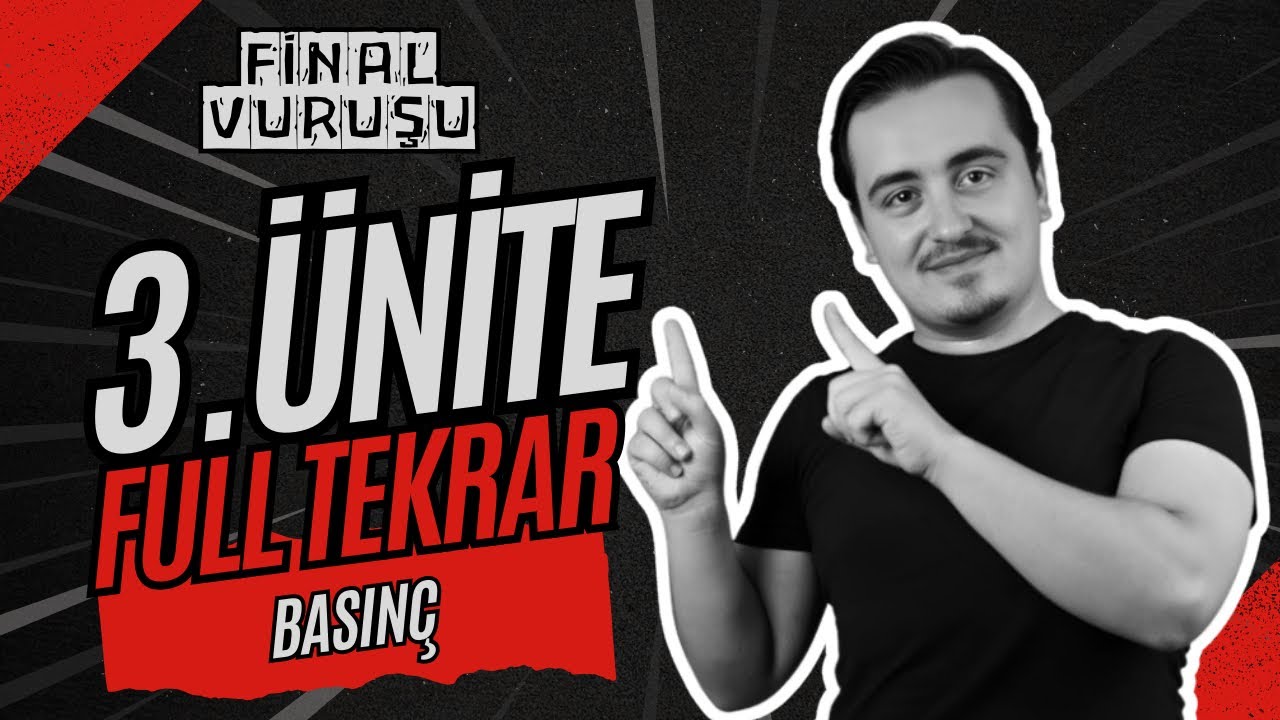 3.ÜNİTE BASINÇ | LGS FİNAL VURUŞU