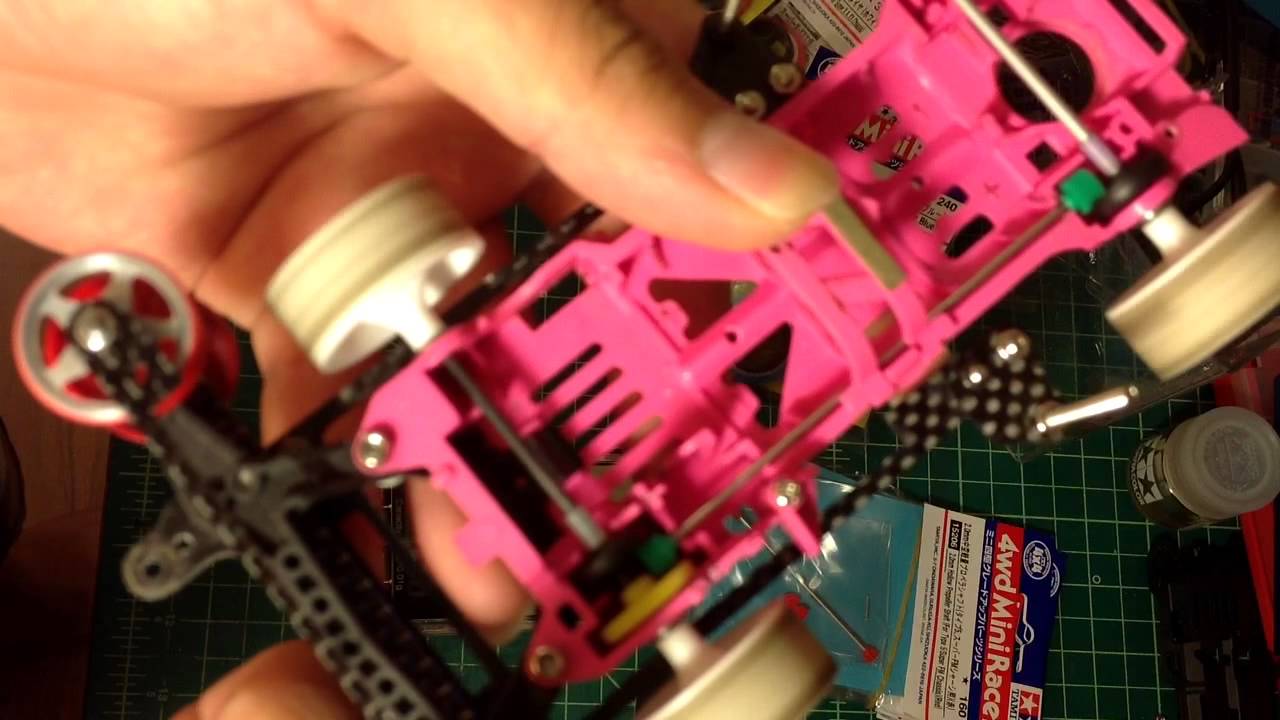 Tamiya mini 4wd tutorial how to upgrade your speed  (Propeller Shaft comparison)