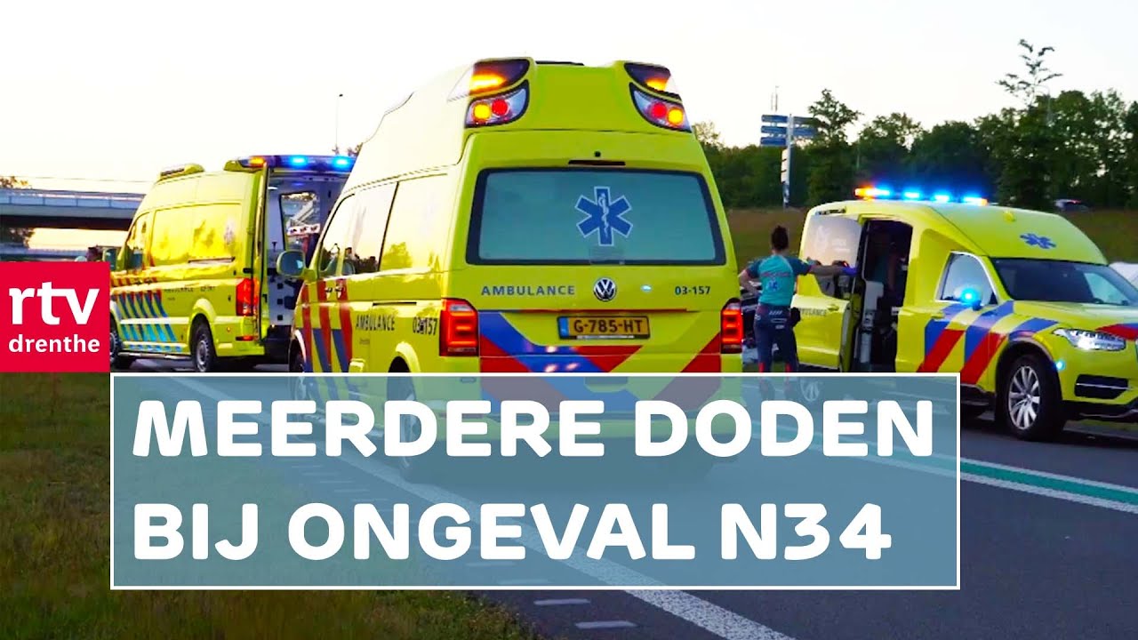Vier doden bij ongeval N34, grote storing NS & op de trekker naar rechtbank | Drenthe Nu 31 mei 2021