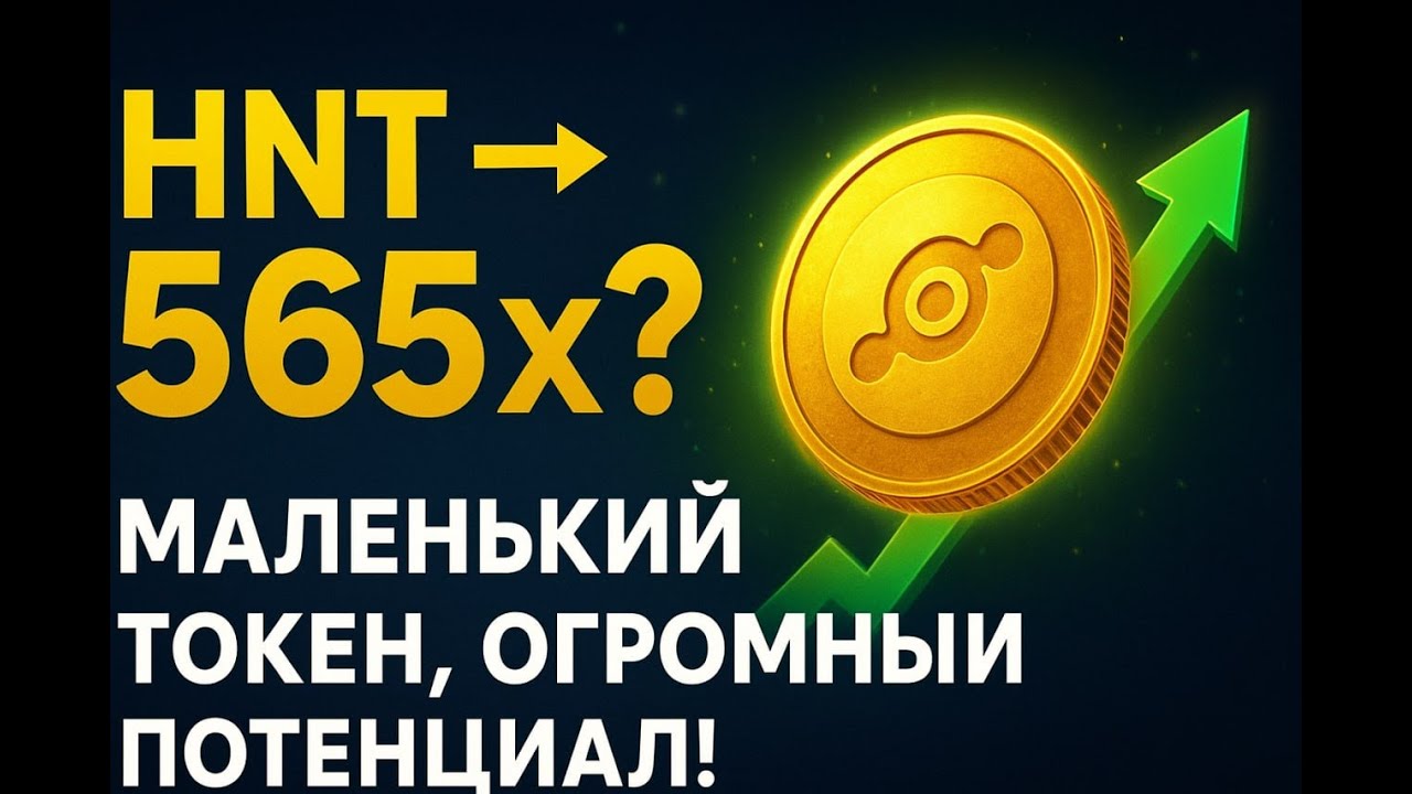 Helium (HNT) Инвесторы, держитесь 565 раз! маленький токен, огромный потенциал!