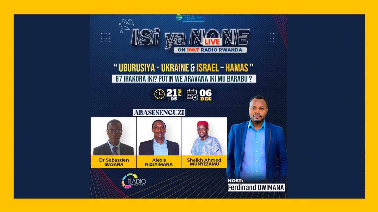#ISIyaNONE: UBURUSIYA - UKRAINE & ISRAEL – HAMAS | Putin aravana iki mu Barabu?